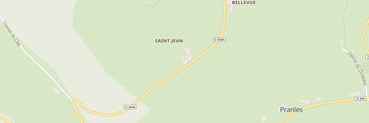 Plan du 5074 Saint Jean à Pranles