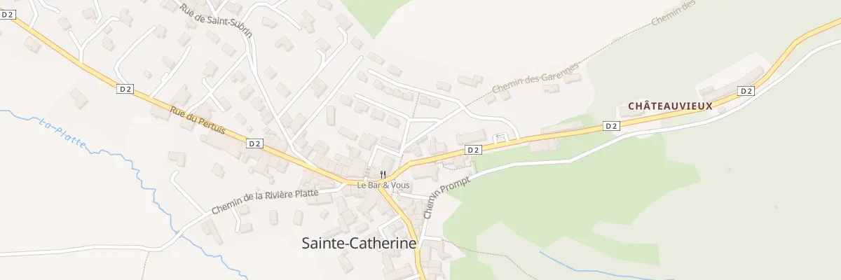 Plan du 5006 Bourg à Sainte-Catherine