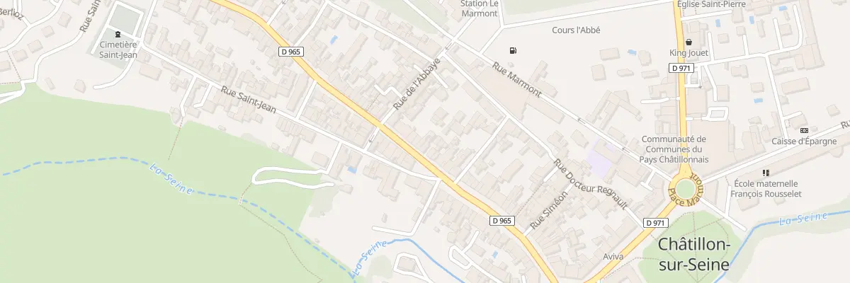 Plan du 66 Rue Docteur Robert à Châtillon-sur-Seine