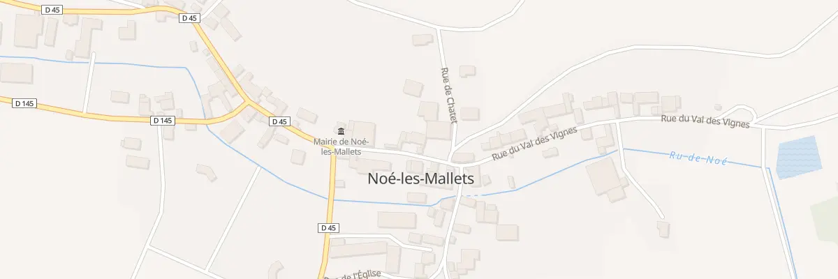 Plan du 2 Gr Grande Rue à Noé-les-Mallets