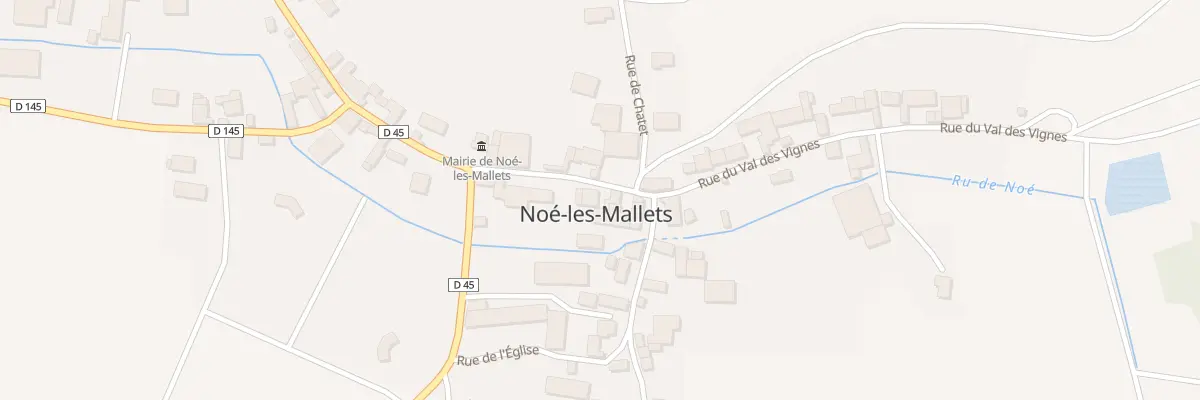 Plan du 1 Gr Grande Rue à Noé-les-Mallets