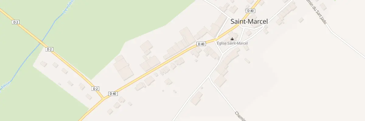 Plan du 7 Rue du Coteau à Saint-Marcel
