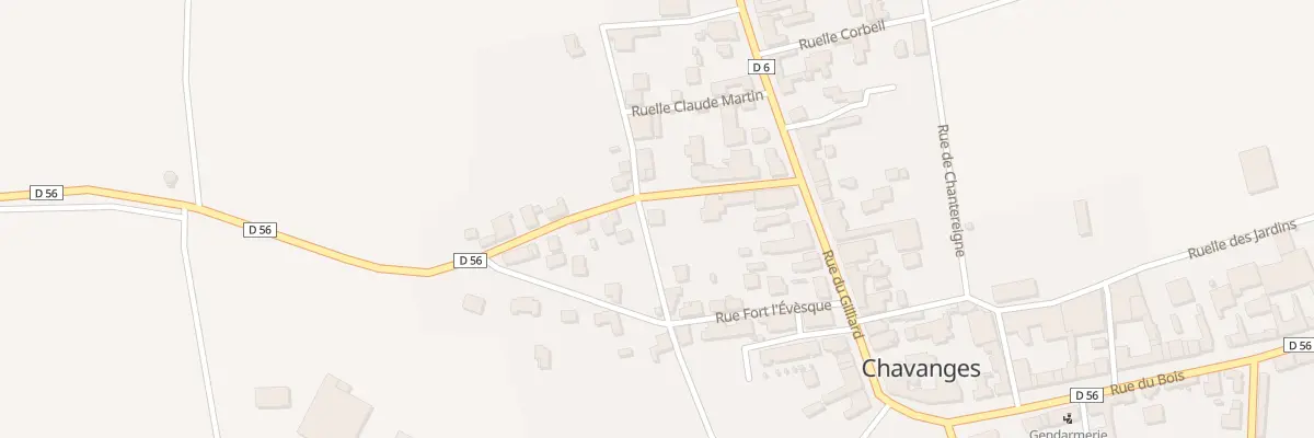 Plan du 14 Rue du Voyeu du Four à Chavanges