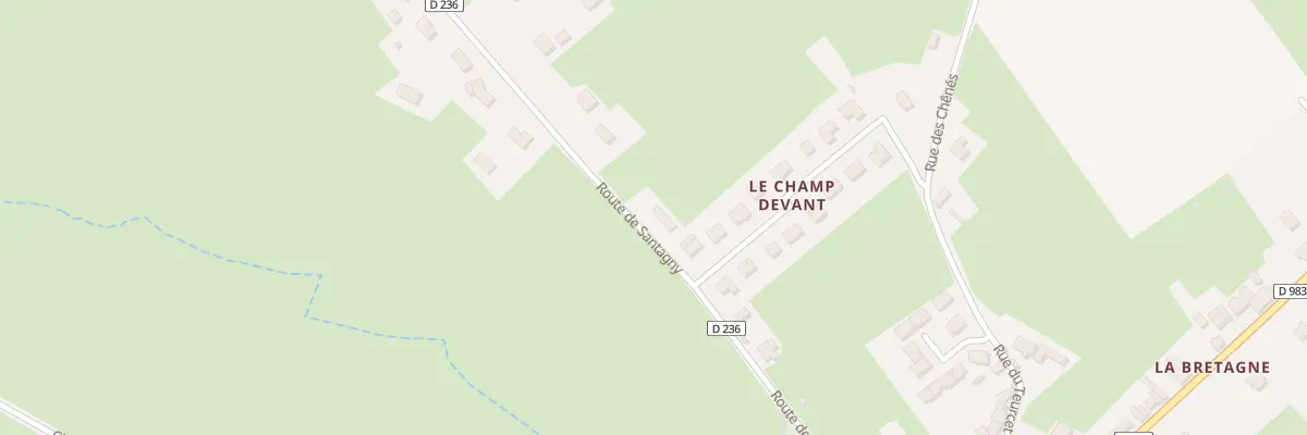 Plan du 16 Rte de Santagny à Genouilly