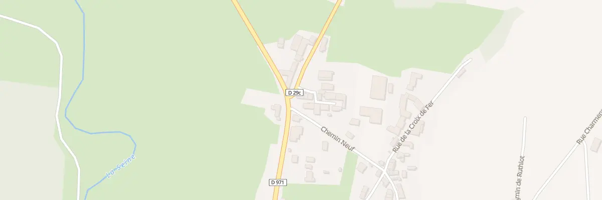 Plan du 2 Che du Creuset à Nod-sur-Seine