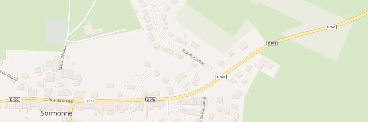 Plan du 3 Rue du Pré Clet à Sormonne