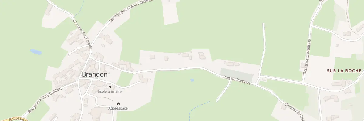 Plan du 5154 Brandon à Navour-sur-Grosne