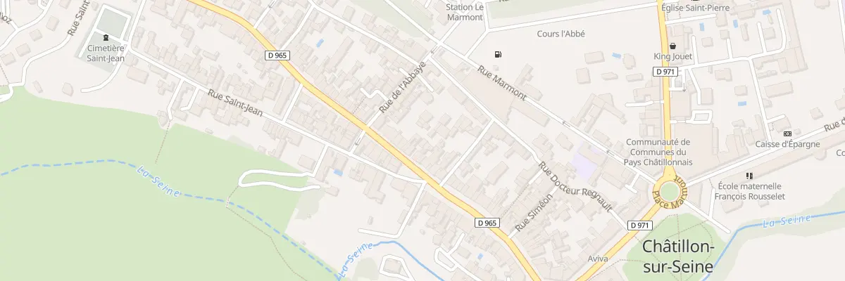 Plan du 64 Rue Docteur Robert à Châtillon-sur-Seine