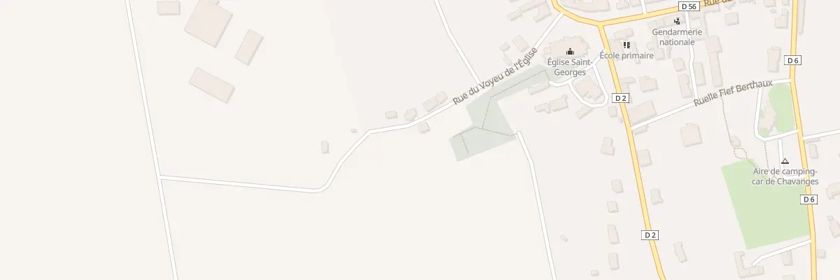 Plan du 2 Rue du Voyeu de l’Eglise à Chavanges