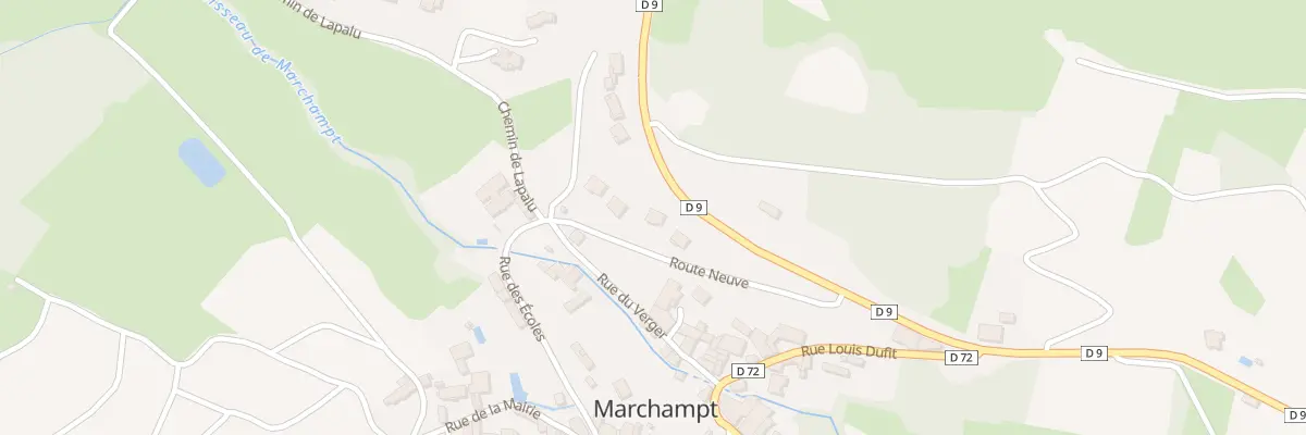 Plan du 65 Rte Neuve à Marchampt