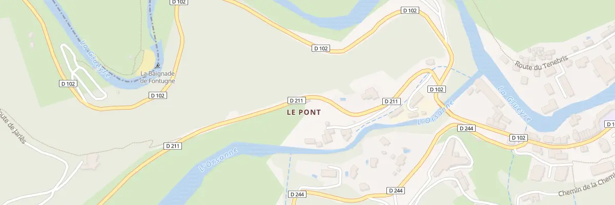 Plan du 255 Rte de Tauzuc à Saint-Sauveur-de-Montagut