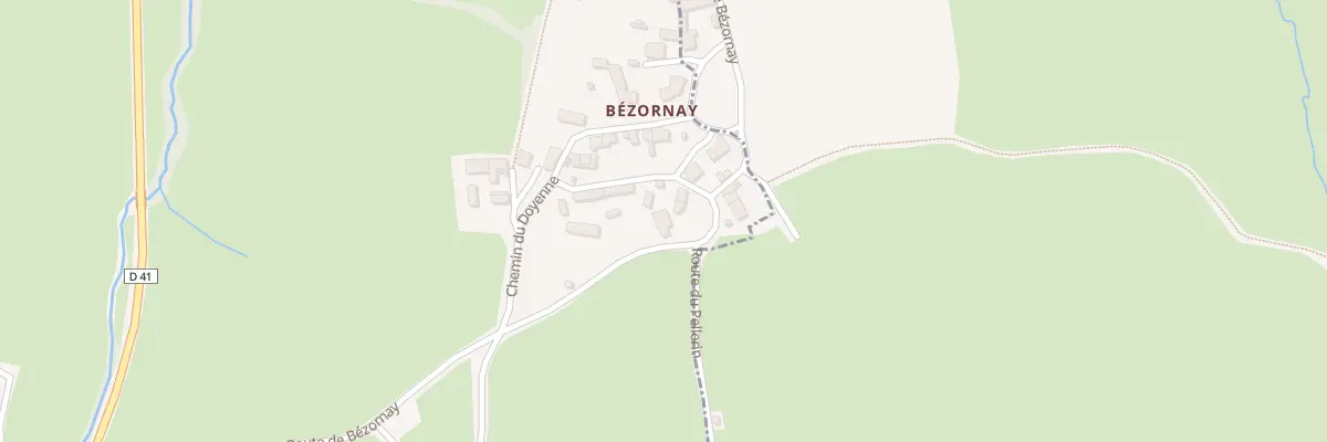 Plan du 5021 Bezornay à Saint-Vincent-des-Prés