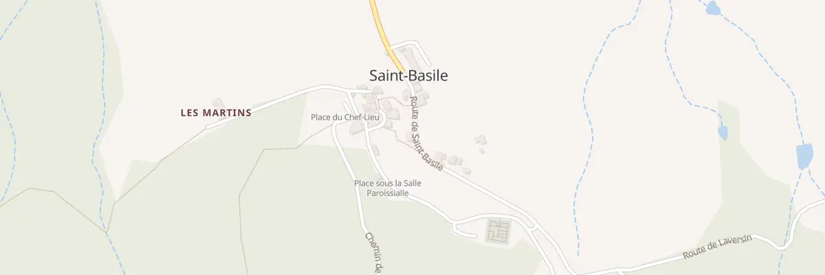 Plan du 20 Mte du Caladou à Saint-Basile