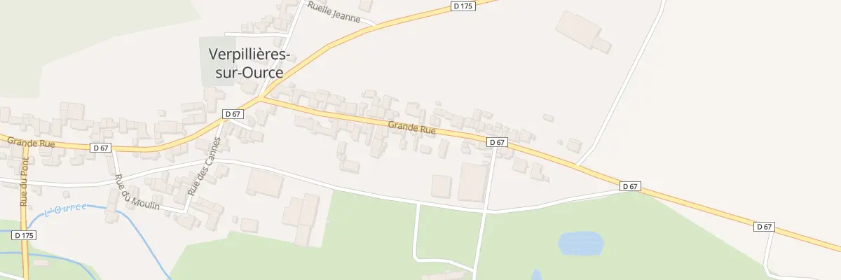 Plan du 15 Vc Grande Rue à Verpillières-sur-Ource