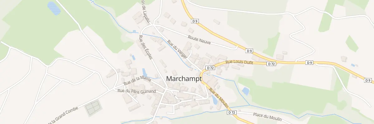 Plan du 45 Rue du Verger à Marchampt