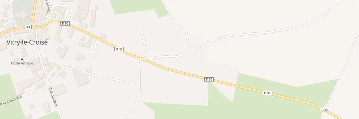 Plan du 5029F Rue de Fontarce à Vitry-le-Croisé