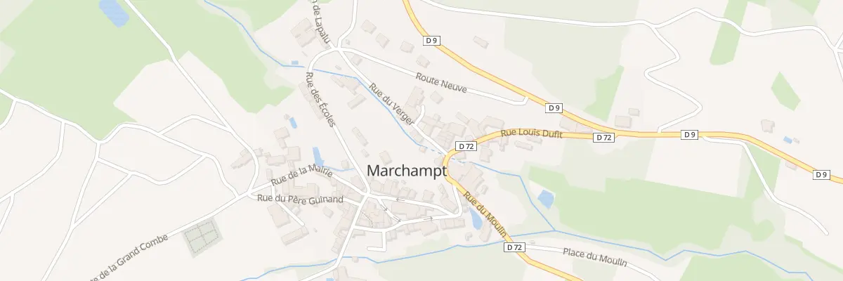 Plan du 35 Rue du Verger à Marchampt
