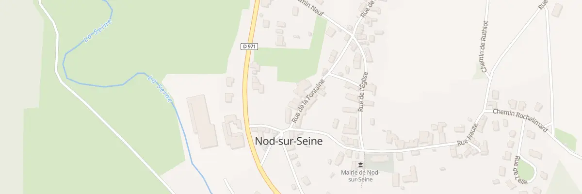 Plan du 3 Rue de la Fontaine à Nod-sur-Seine