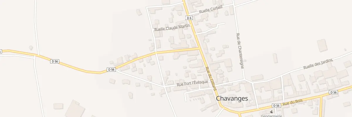 Plan du 12 Rue du Voyeu du Four à Chavanges