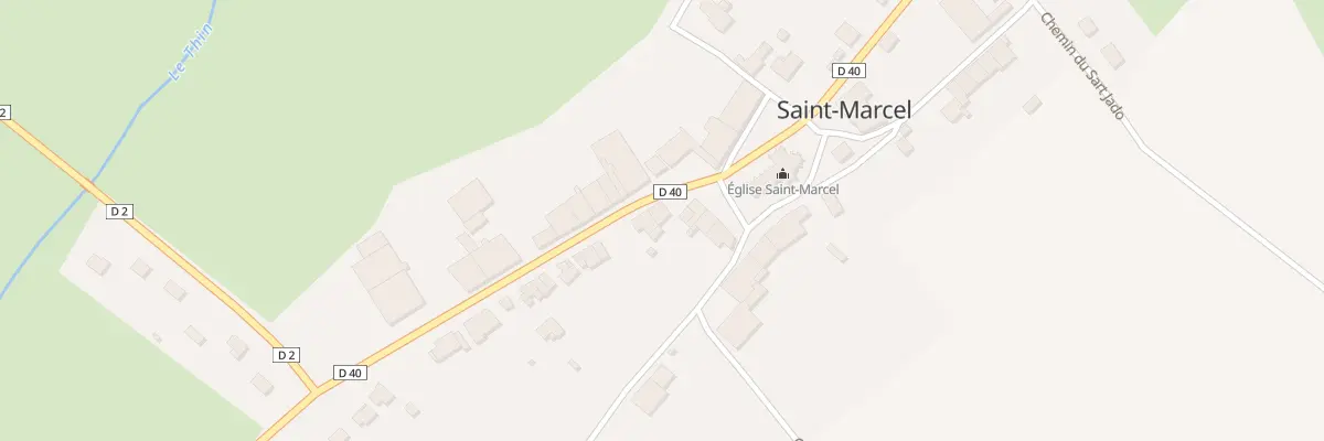 Plan du 3 Rue du Coteau à Saint-Marcel