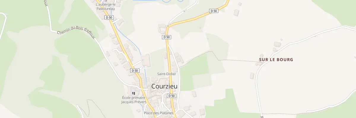 Plan du 5262 Che de la Croix-rousse à Courzieu