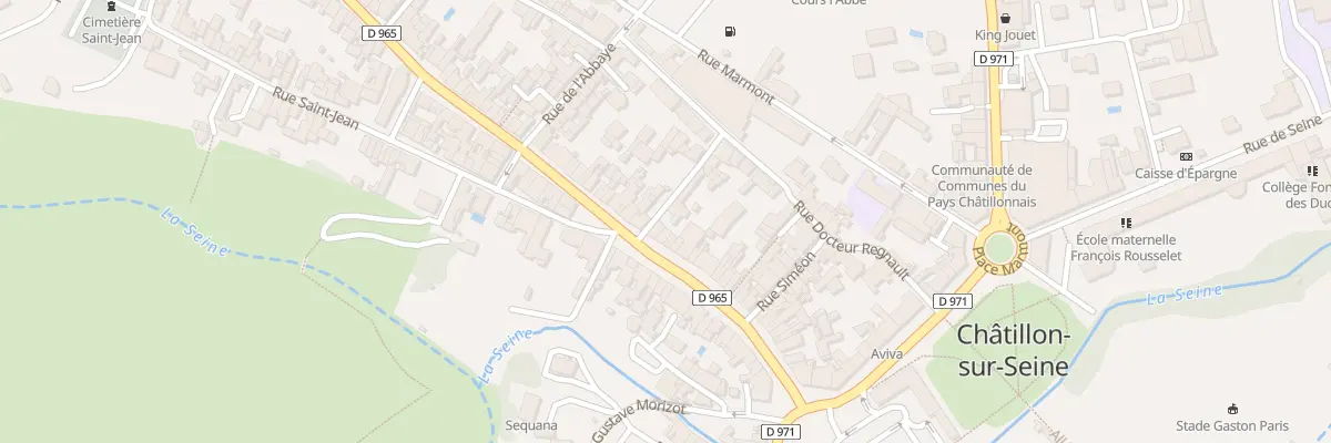 Plan du 44 Rue Docteur Robert à Châtillon-sur-Seine