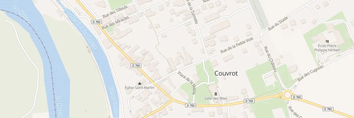 Plan du 8 Rue de la Petite Voie à Couvrot