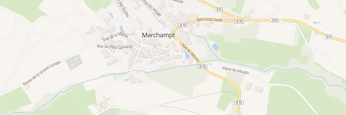 Plan du 70 Rue Gabriel Gauthier à Marchampt