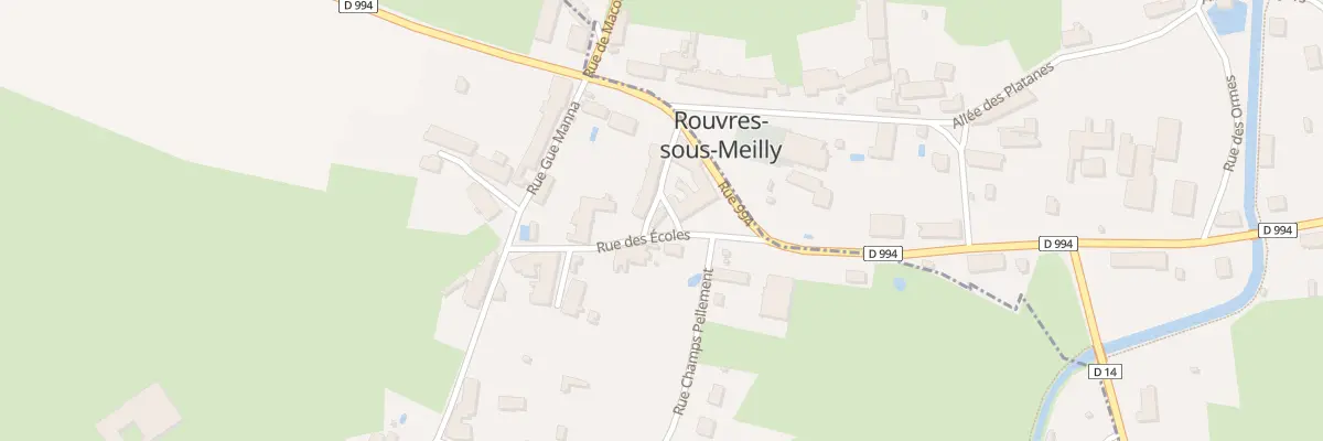 Plan du 4 Rue des Ecoles à Meilly-sur-Rouvres