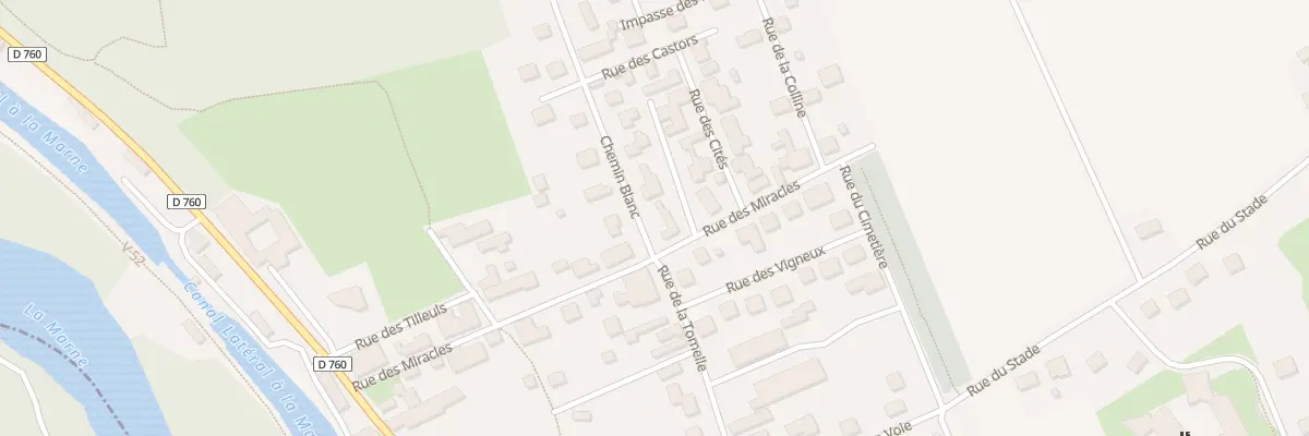 Plan du 20 Rue des Miracles à Couvrot