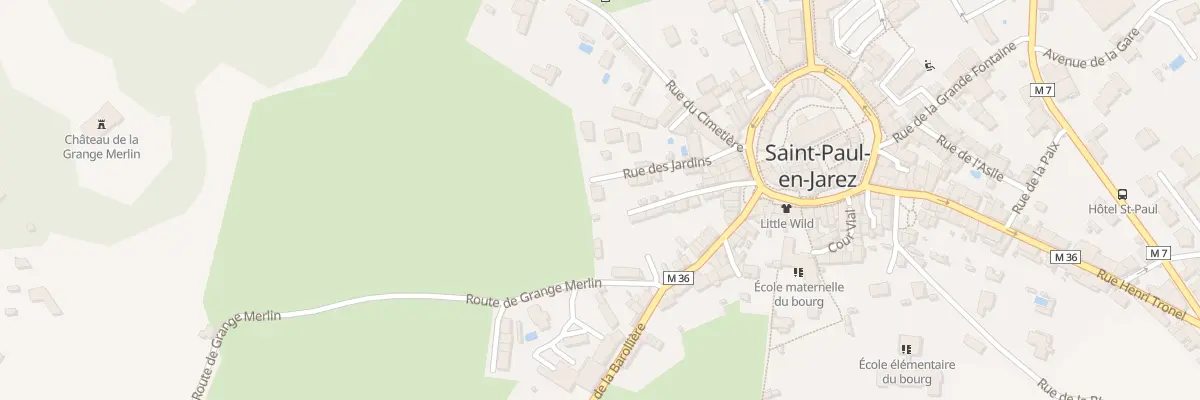 Plan du 15 Rue des Jardins à Saint-Paul-en-Jarez