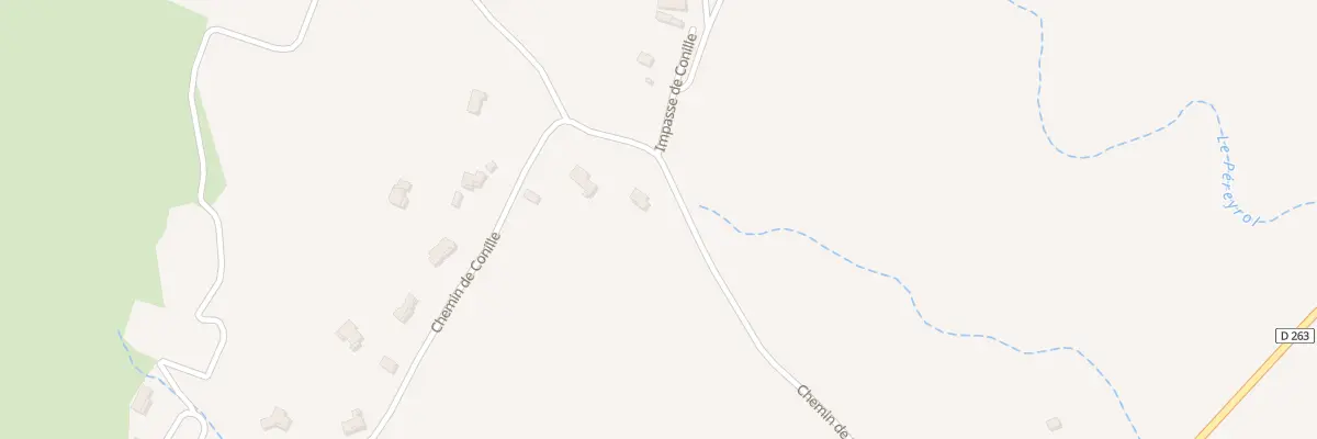 Plan du 405 Che de Conille à Valvignères