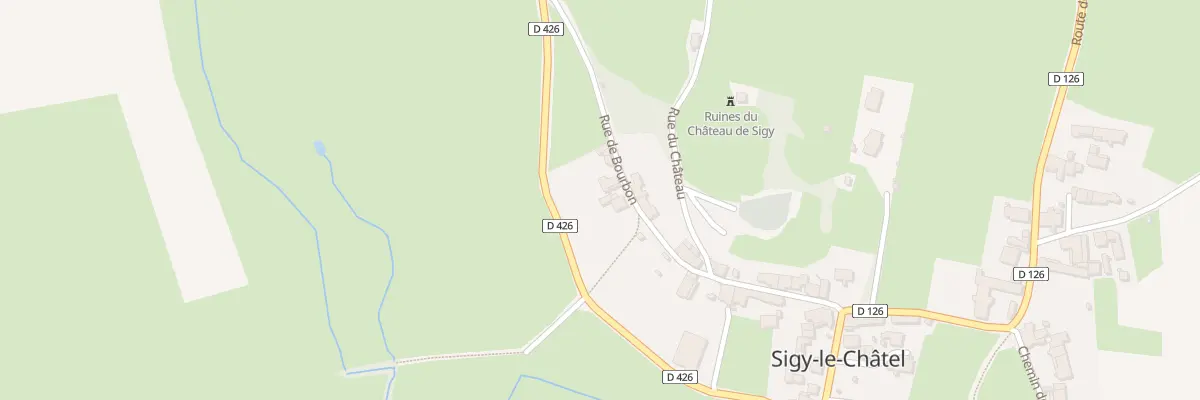 Plan du 5049 Le Bourg à Sigy-le-Châtel