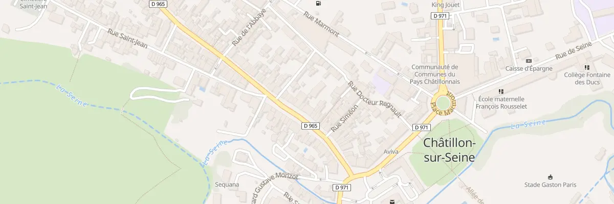 Plan du 34 Rue Docteur Robert à Châtillon-sur-Seine