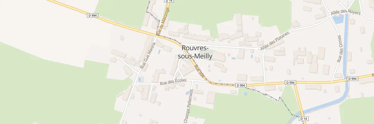 Plan du 16 Rue 994 à Meilly-sur-Rouvres