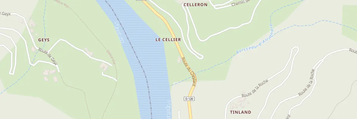 Plan du 1365 Rte du Cheylard à Saint-Maurice-en-Chalencon