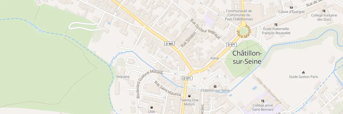Plan du 13 Rue Docteur Robert à Châtillon-sur-Seine