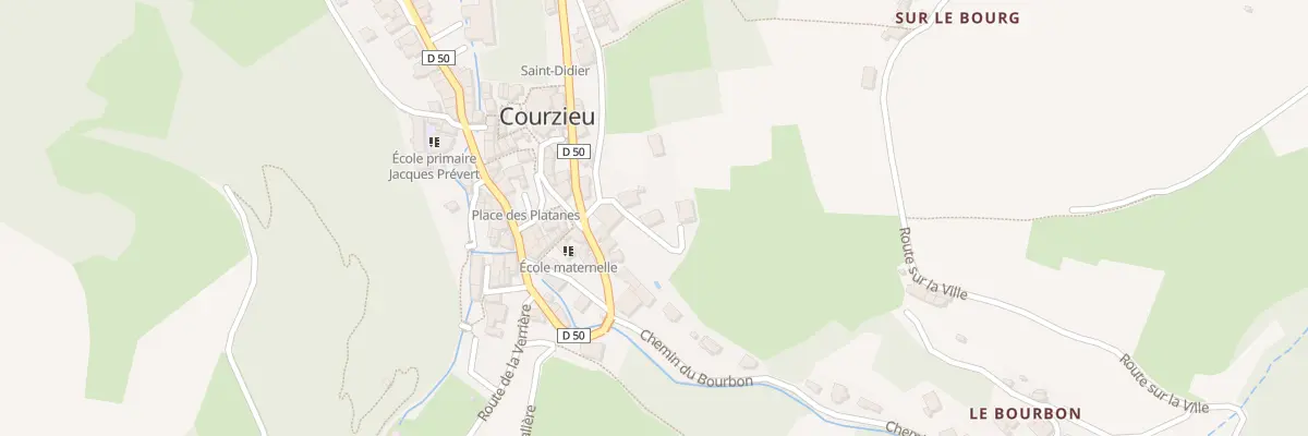 Plan du 5 Che de la Croix-rousse à Courzieu