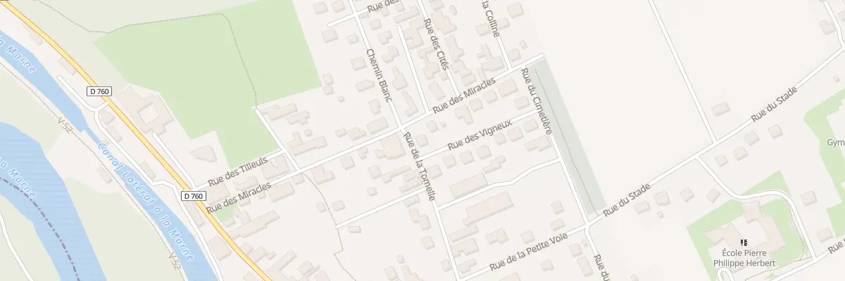 Plan du 2 Rue des Vigneux à Couvrot