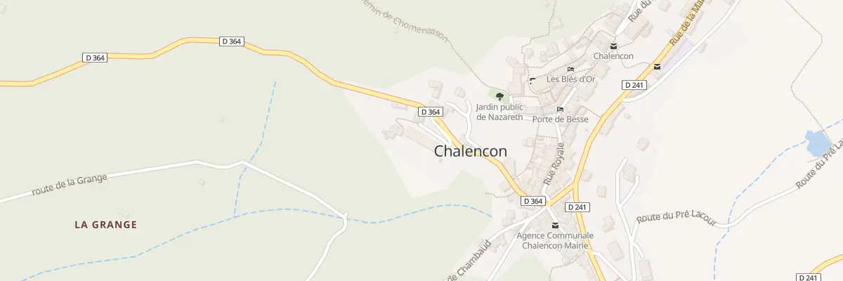 Plan du 5103 Le Village à Chalencon