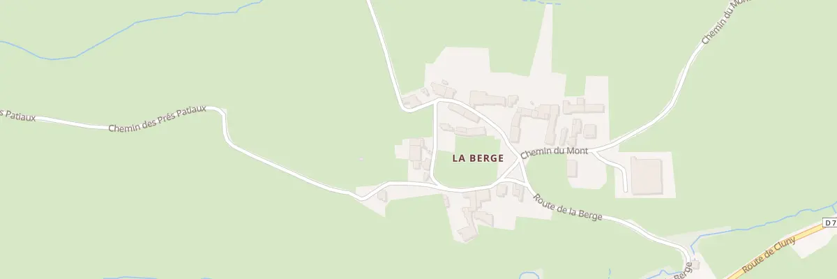 Plan du 5081 La Berge à La Vineuse sur Fregande