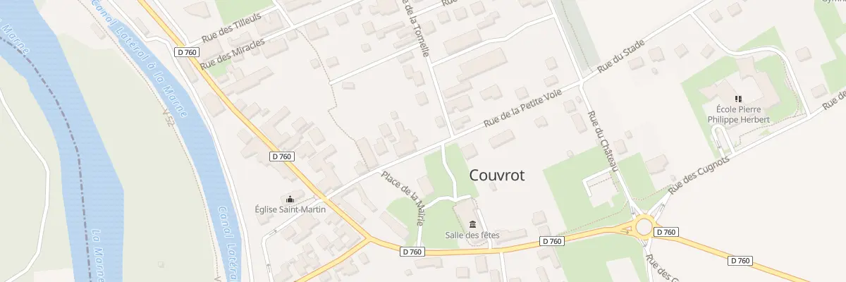 Plan du 14 Rue de la Petite Voie à Couvrot