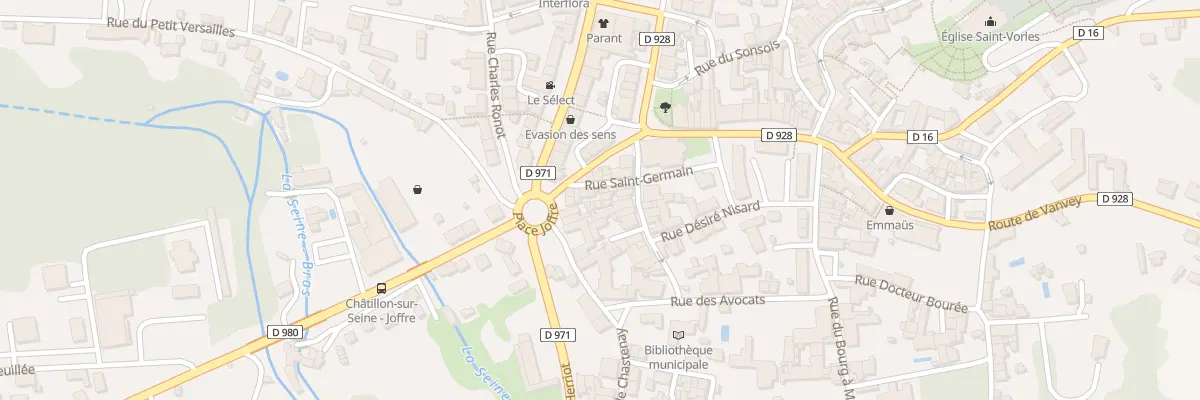 Plan du 7 Rue Saint Germain à Châtillon-sur-Seine