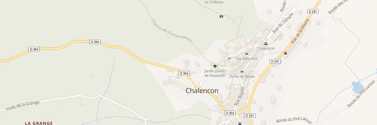 Plan du 5108 Le Village à Chalencon