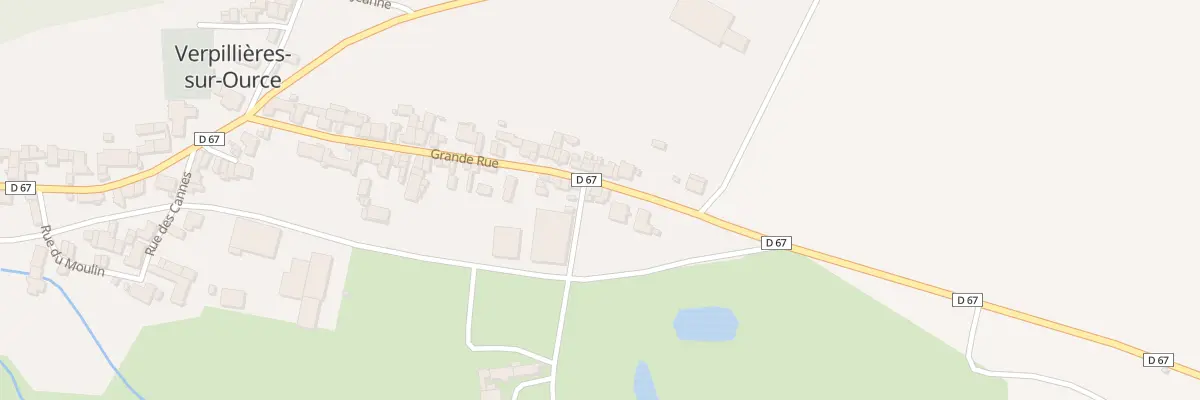 Plan du 5 Vc Grande Rue à Verpillières-sur-Ource
