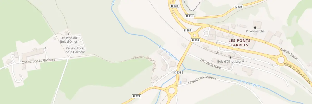 Plan du 44 Clos des Sarrazins à Légny