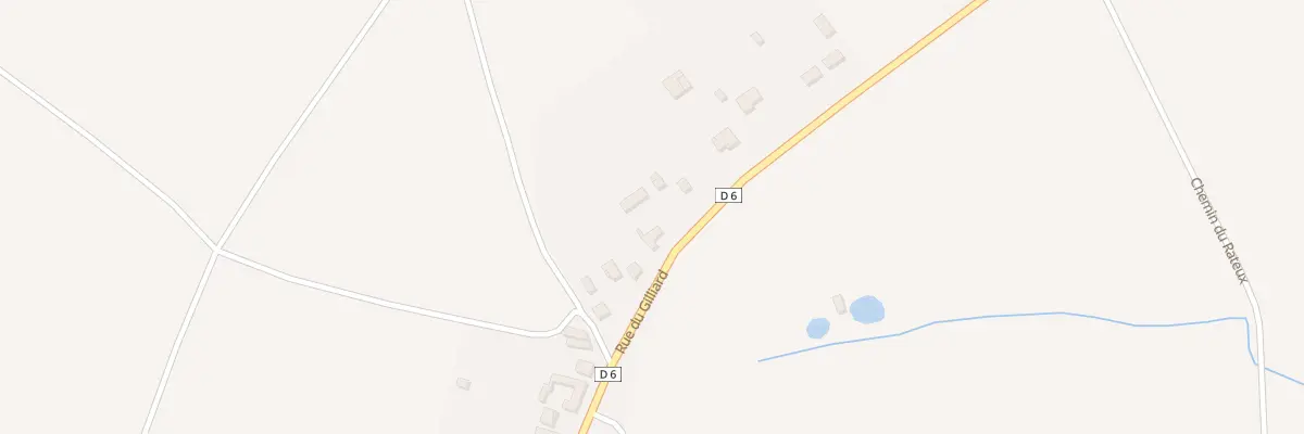 Plan du 84 Rue du Gilliard à Chavanges