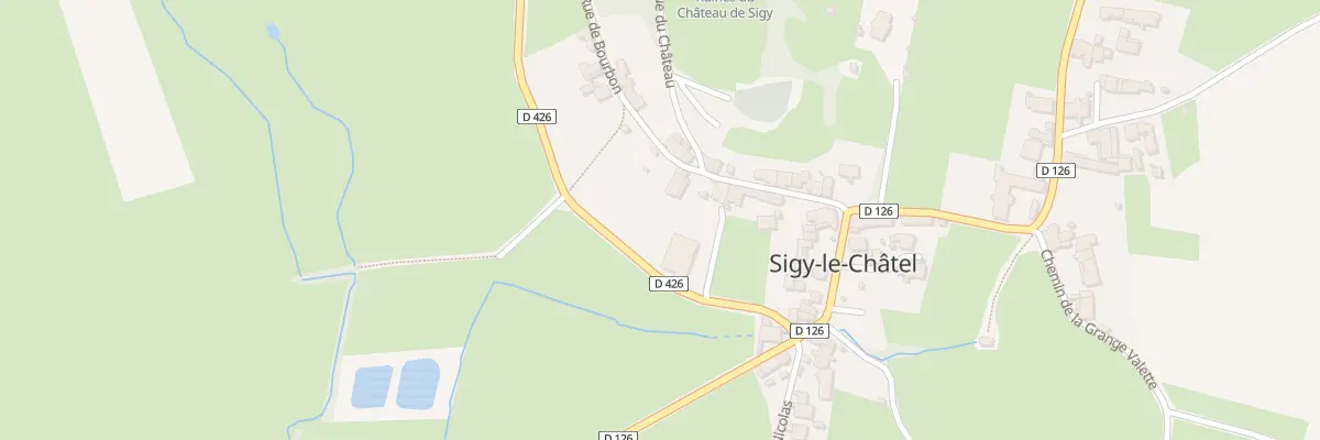 Plan du 103 Rue de Bourbon à Sigy-le-Châtel