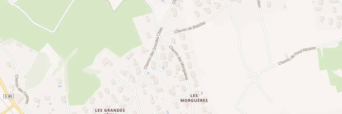 Plan du 367 Les Morgueres à Val d’Oingt