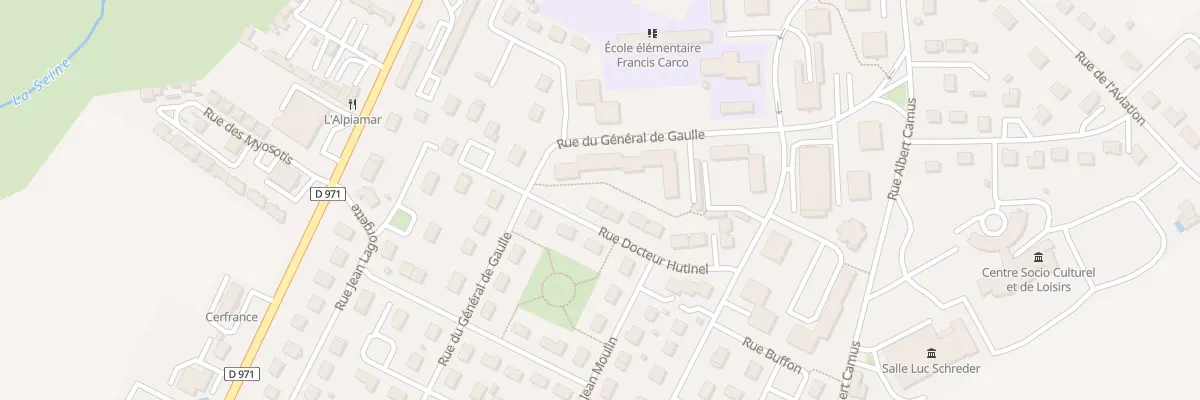 Plan du 7 Rue Docteur Hutinel à Châtillon-sur-Seine